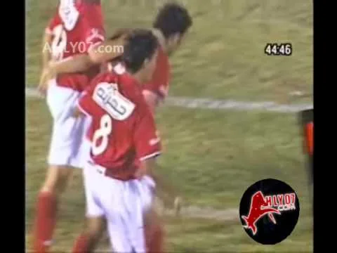 الاسبوع الثالث ـ هدف الأهلي الأول والفوز على المنصورة أحرزه عماد متعب