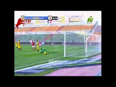 اهداف فوز المقاولون العرب 2 على الاهلي 1 في الاسبوع السادس 