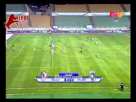 الهدف الاول للشرطة والتعادل في مرمى الزمالك 