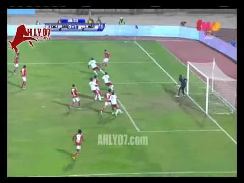 هدفين الشوط الاول من لقاء الاهلي 1 اهلي بني غازي 1