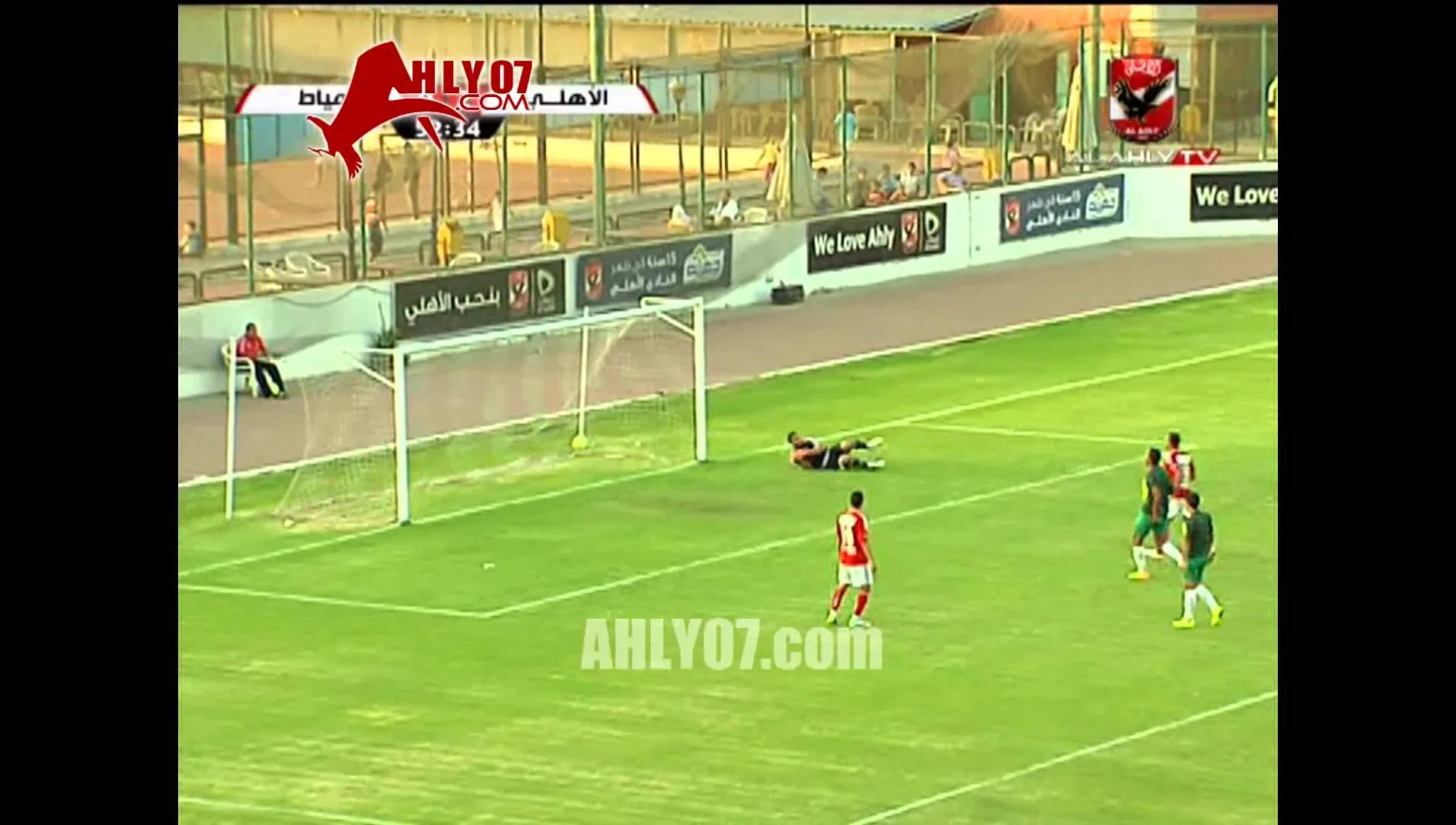 أهداف الأهلي الأربعة في دمياط وديا HD