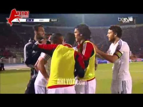 هدف تقدم منتخب مصر الثاني على تشيلي خالد قمر 
