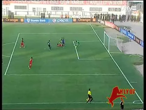 هدف النجم الساحلي الأول في الأهلي في الكونفدرالية