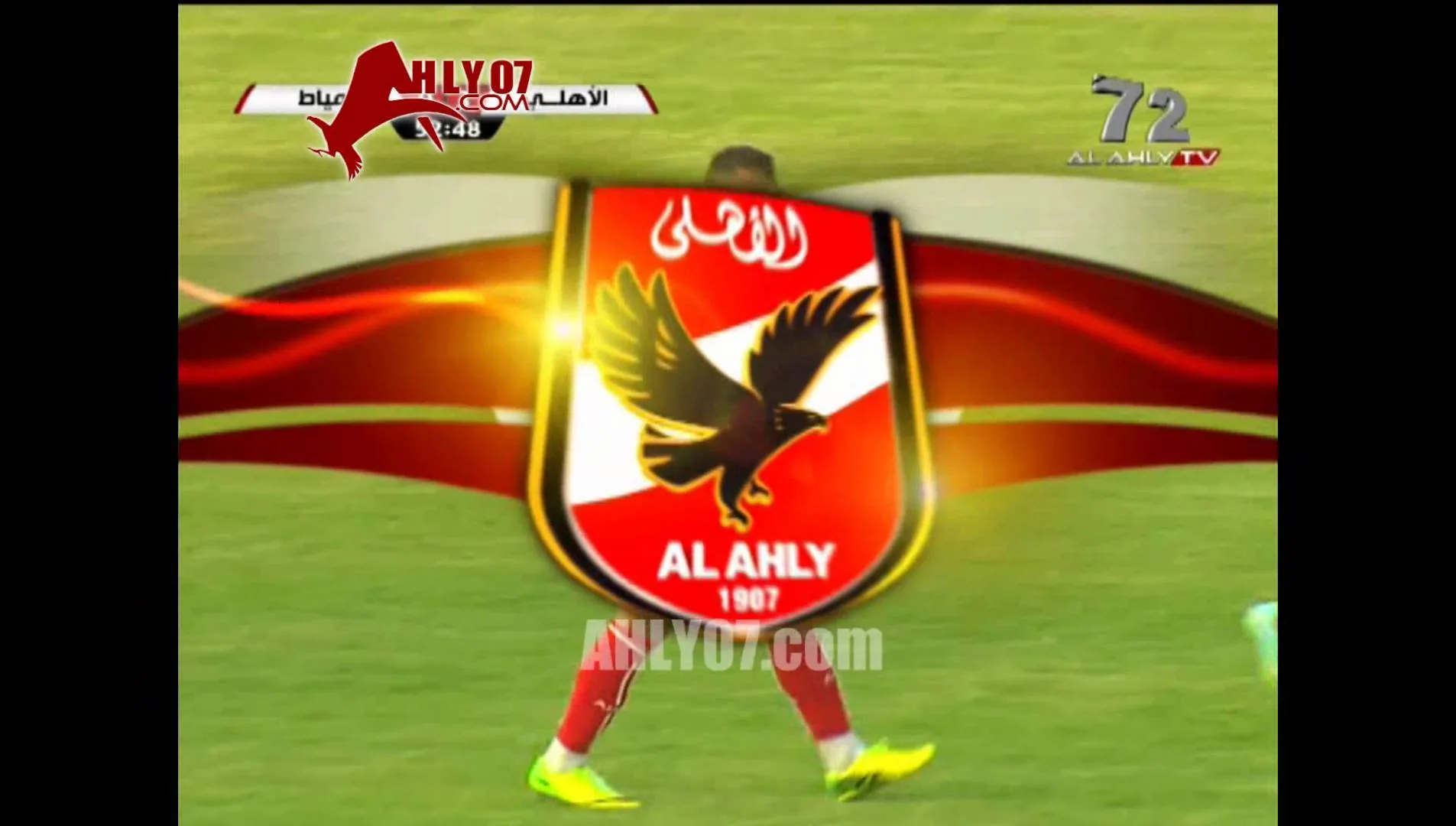 هدف الأهلي الثالث في دمياط وديا ـ شهاب الدين أحمد