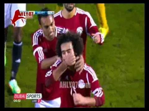 هدف منتخب مصر الثاني في جامايكا وديا 4 يونيو 2014 باسم مرسي 