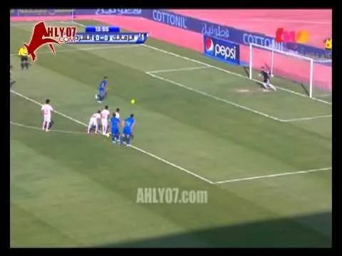 هدف الشرطة الأول في الزمالك قبل الدورة الرباعية 