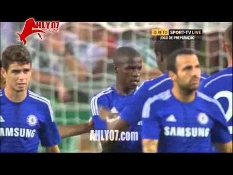 محمد صلاح يصنع هدف التعادل لتشيلسي امام فرينكفاروس 