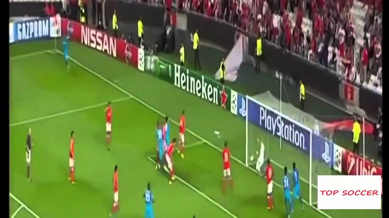 أهداف بنفيكا 0 زينيت 2 دوري أبطال أوروبا