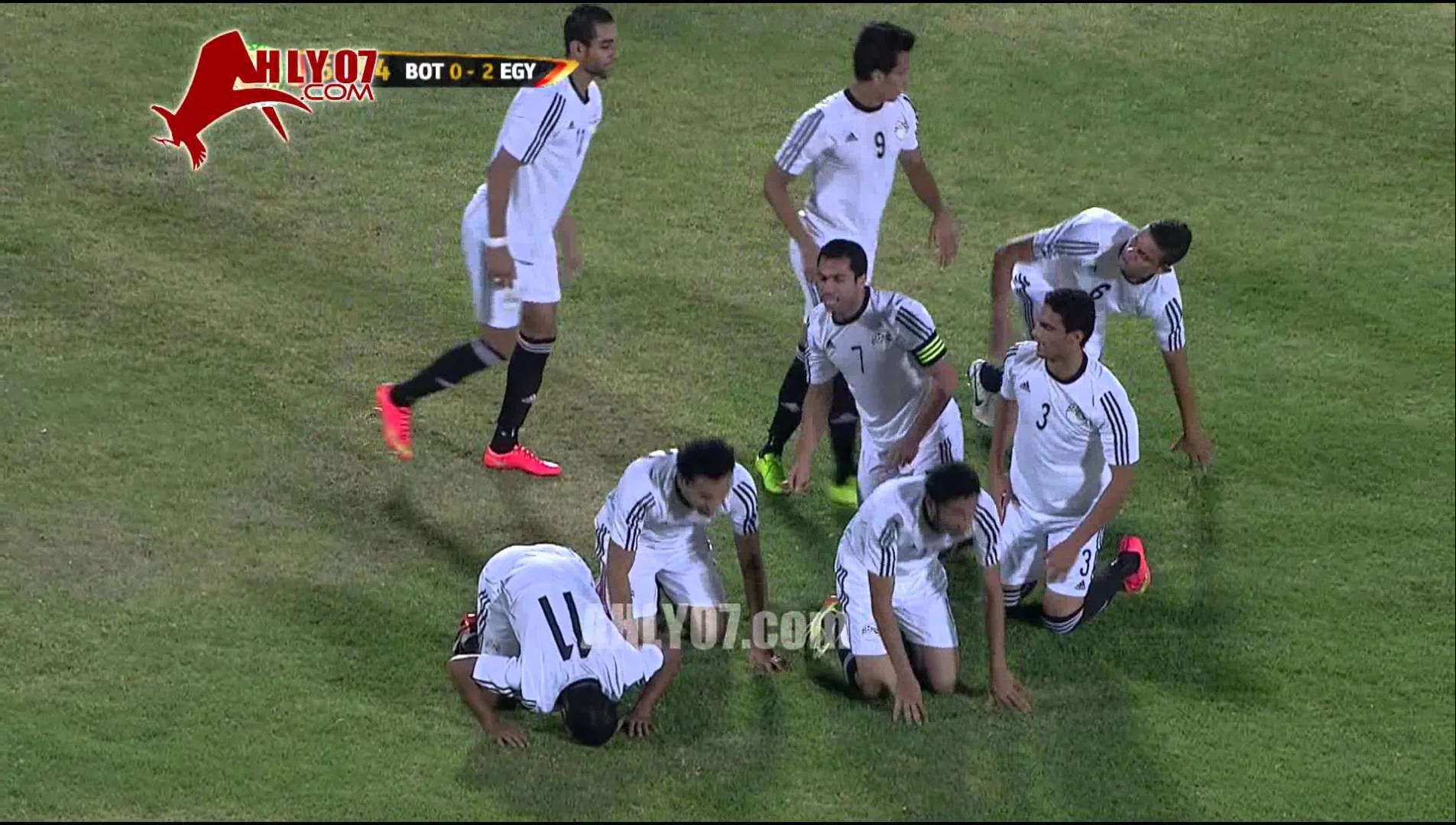 أهداف منتخب مصر و بتسوانا تصفيات امم افريقيا صلاح والنني HD