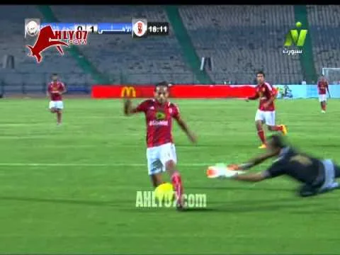ركلة جزاء غير محتسبة للأهلي أمام الشرطة