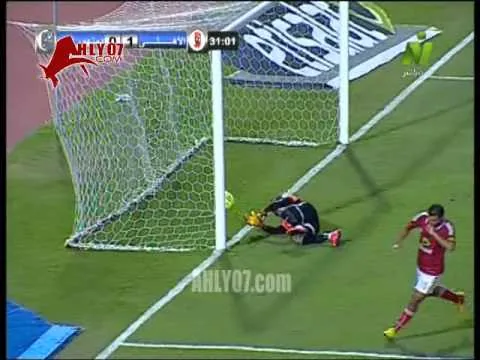 هدف الأهلي الأول في دمنهور مقابل 0 احرزه متعب