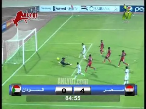 ودي هدف منتخب مصر الأوليمبي الرابع في السودان مقابل 0 أحرزه شكري نجيب 2014
