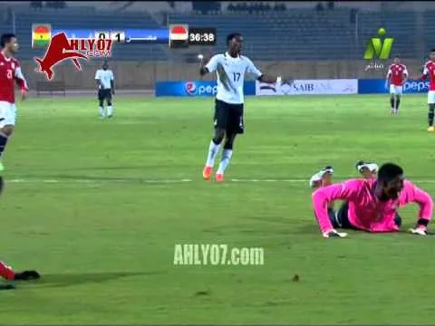 هدف منتخب مصر الأوليمبي الثاني في غانا مقابل 0 أحرزه تريزجيه