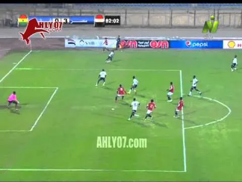 هدف منتخب مصر الأوليمبي الثالث في غانا مقابل 0 أحرزه محمود كهربا