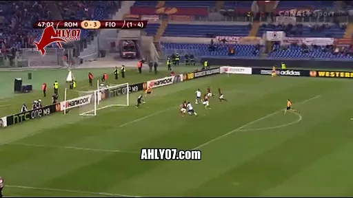 أبرز لقطات سوء  حظ محمد صلاح مارادونا امام روما