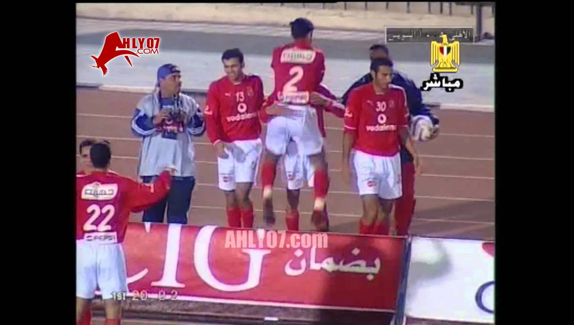 الأسبوع 14 هدف الأهلي الأول في اسمنت السويس مقابل 0 في 27 ديسمبر 2004 أحرزه محمد بركات