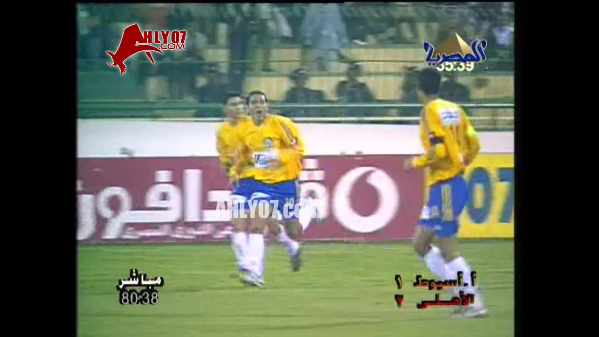 موسم 2004-2005 الأسبوع 21 الأهلي 3 اسمنت اسيوط 1 متعب وخالد بيبو وكاستيلو