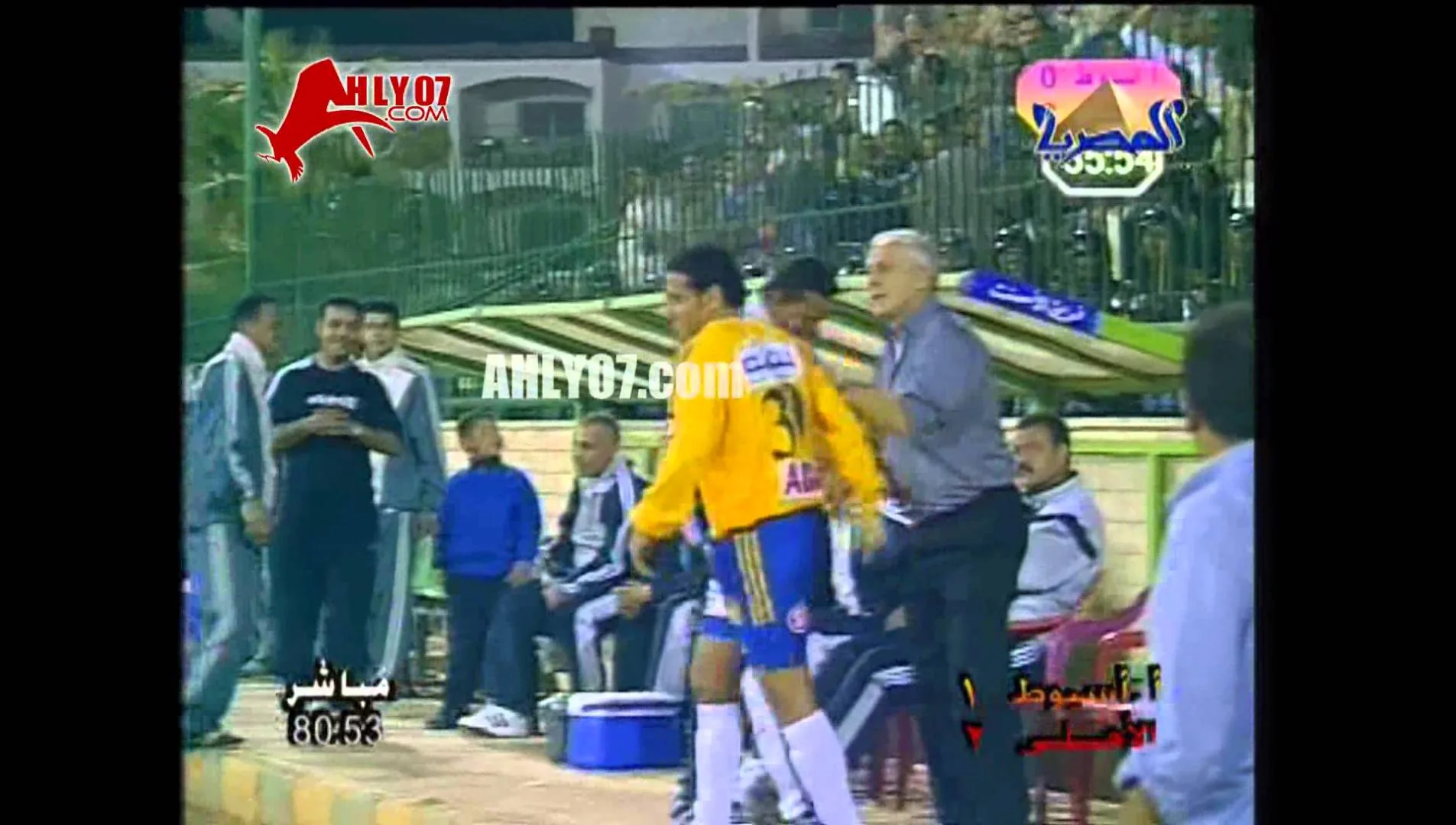 الأسبوع 21 هدف اسمنت اسيوط الاول في الأهلي مقابل 2 في 18 فبراير 2005