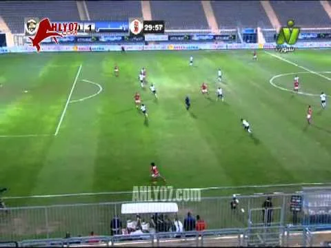 هدف الأهلي الأول في الجيش مقابل 0 مؤمن زكريا اياب دور 32 افريقيا 2015