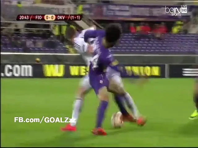 ملخص لمسات محمد صلاح امام دينامو كييف 23 ابريل 2015