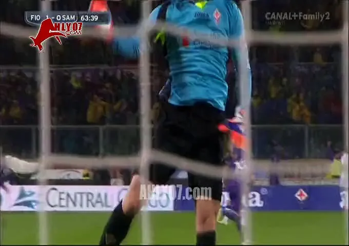 هدف محمد صلاح فيورنتينا في سمبدوريا 4 ابريل 2015 الدوريا لايطالي