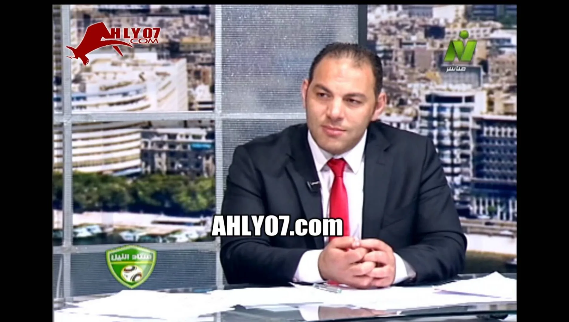 مسخرة قناة النيل للرياضة كوميديا محمد شرف وصبحي