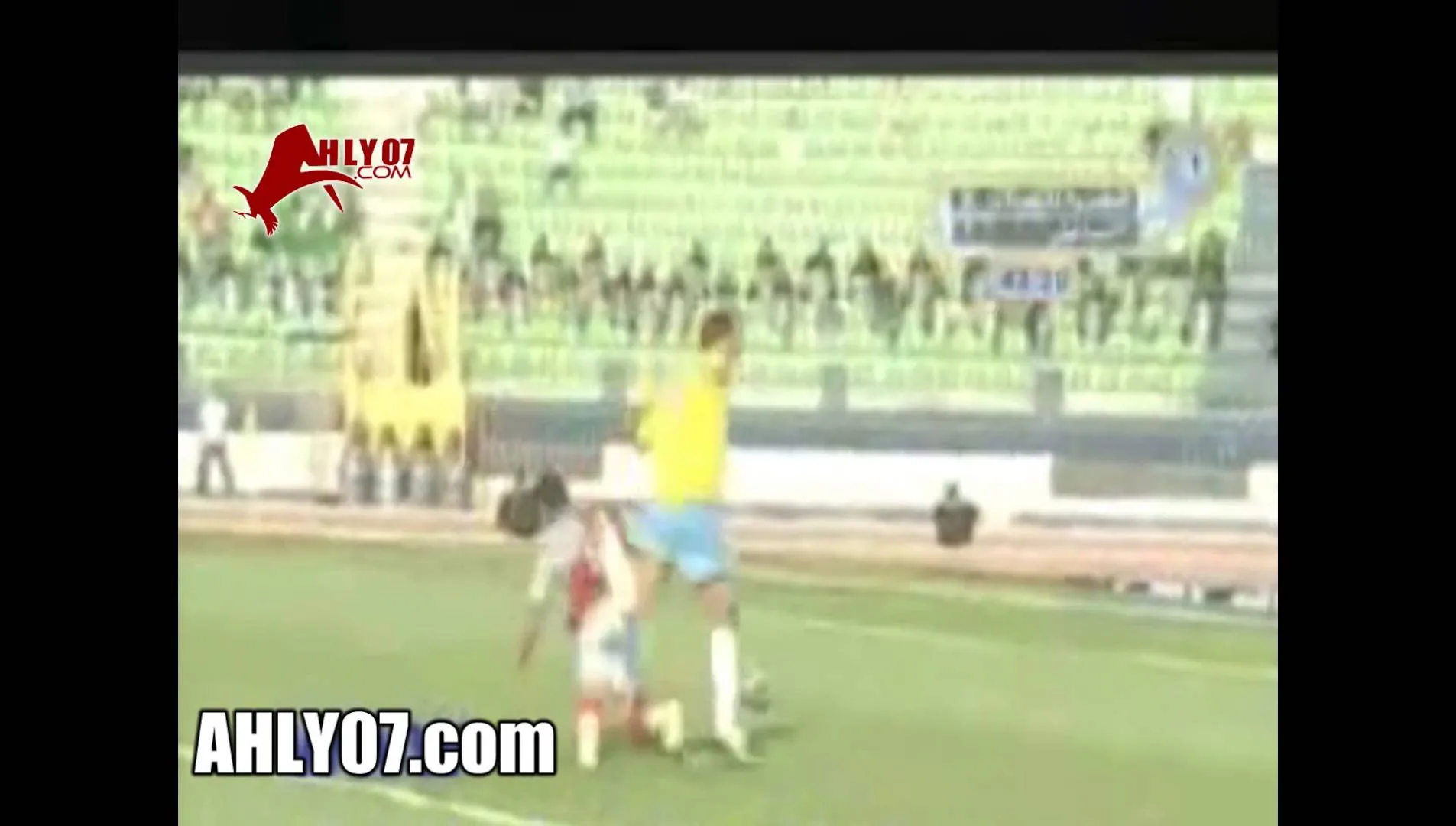 ركلة جزاء غير محتسبه للمصرية للاتصالات امام الاسماعيلي موسم 2008 2009