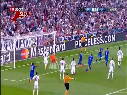 هدف يوفنتوس الأول في ريال مدريد مقابل 1 دوري ابطال اوروبا 2015