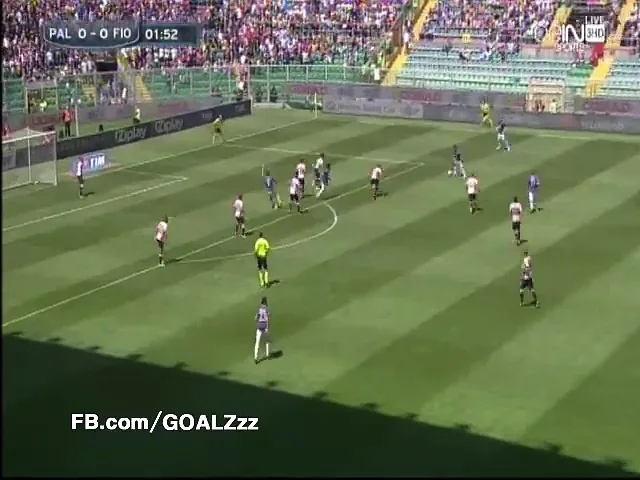 ملخص لمسات محمد صلاح امام باليرمو 24 مايو 2015
