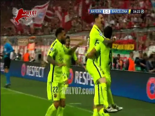 أهداف بايرن ميونخ 3 برشلونة 2 قبل نهائي دوري ابطال اوروبا 2015