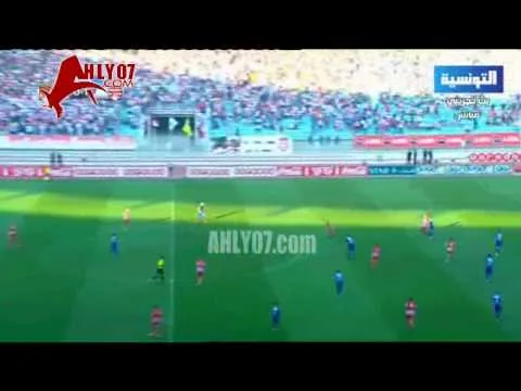 ايابا بتونس الشوط الأول الأهلي والافريقي 1-2 كونفيدرالية 2015 دور ال16