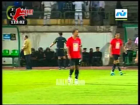 هدف غريب يسكن شباك الحضري ويتسبب في الاطاحه بالاسماعيلي من الحدود في 3 يونيو 2010