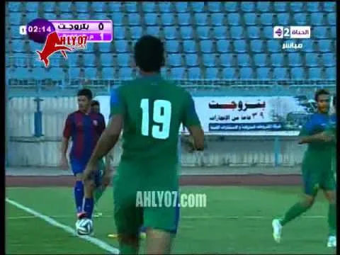 هدف مبكر للمقاصة في شباك بتروجيت الدقيقة الثانية