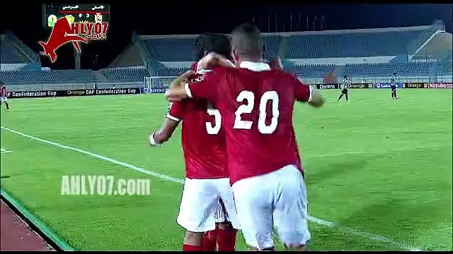هدف الأهلي الثالث في الترجي مقابل 0 الكونفدرالية 2015 ذهابا