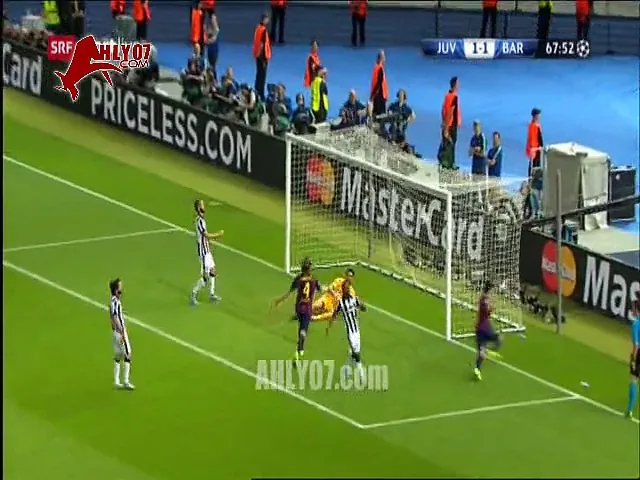 هدف برشلونة الثاني في يوفنتوس مقابل 1 نهائي دوري أبطال أوروبا 2015