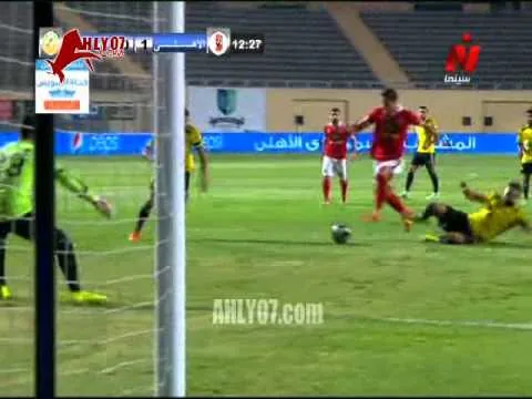 هدف الأهلي الأول في وادي دجلة مقابل 0 لرمضان صبحي في 2 يوليو 2015