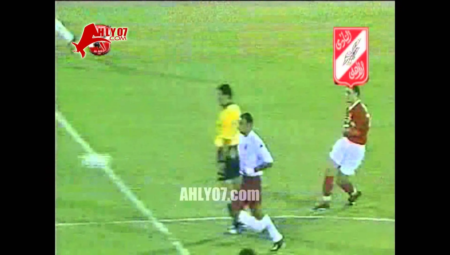 كوبري حسام غالي في جوارديولا مباراة ايه اس روما 11 اغسطس 2002