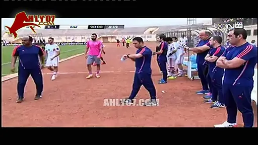 مشادة وخناقة لاعبو الزمالك مع حكم مباراة ليوبار بعد المباراة