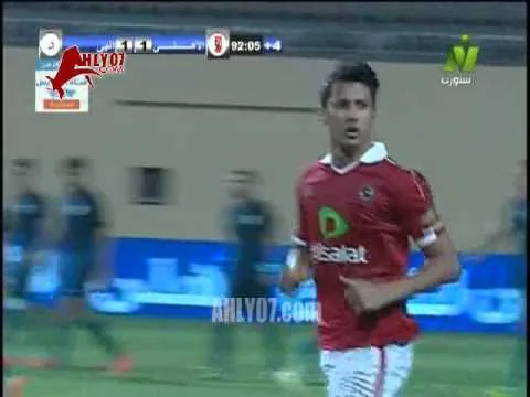 هدف الأهلي الأول في انبي مقابل 1 لعمرو جمال في 2 اغسطس 2015