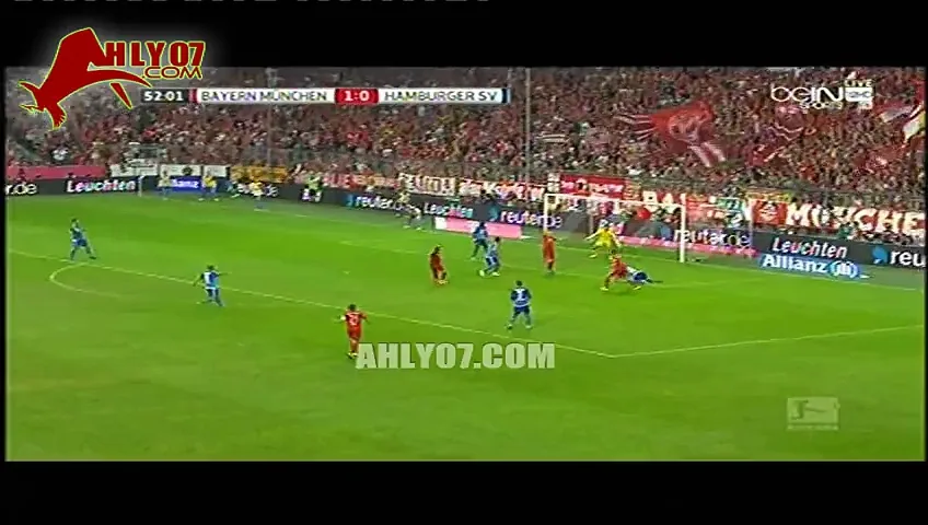 الهدف الثاني لبايرن ميونخ مقابل  هامبورج - البوندسليجا 14 أغسطس 2015