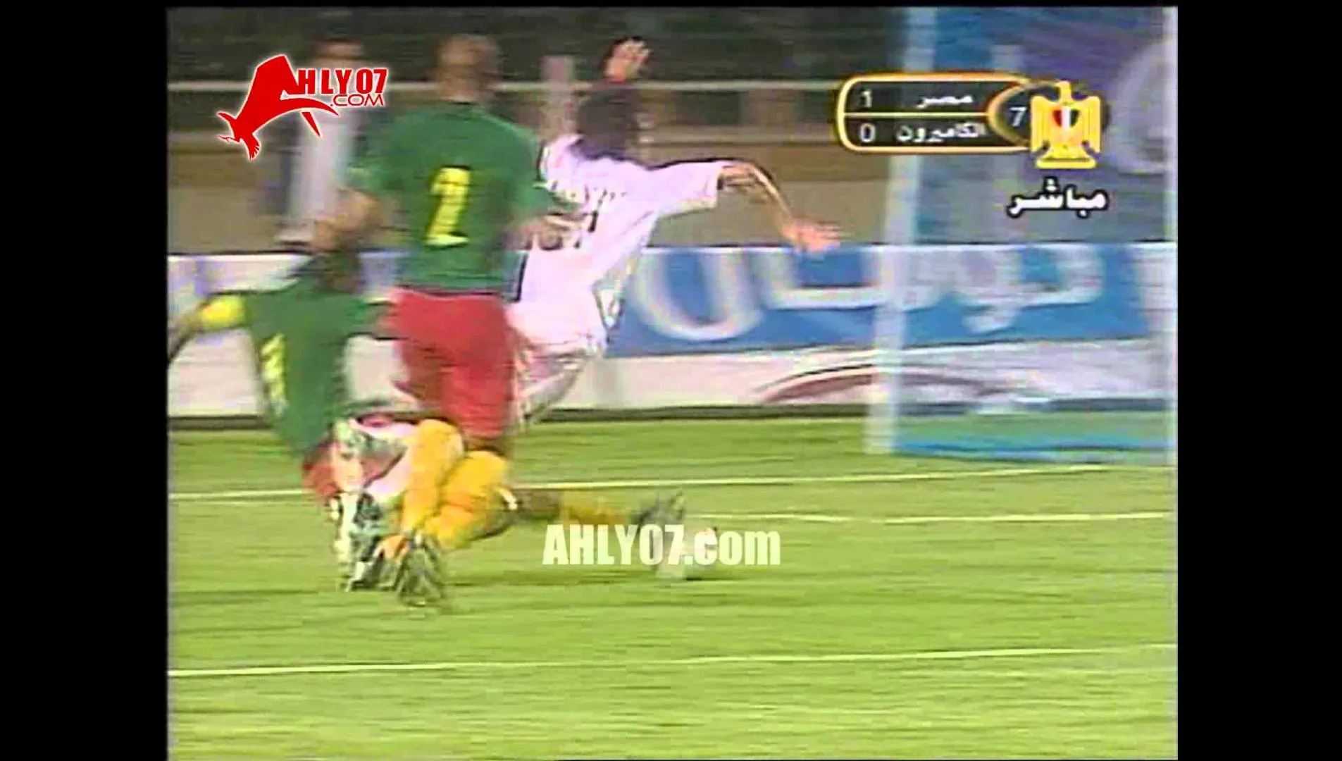 أهداف مصر 3 الكاميرون 2 لشوقي وحسن والسيد تصفيات كأس العالم 5 سبتمبر 2004