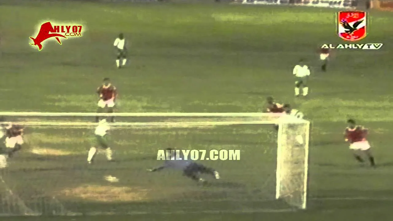 الهدف الثاني مصر مقابل 1 السعودية أحرزه أحمد الكأس نهائي كأس العرب في 18 سبتمبر 1992