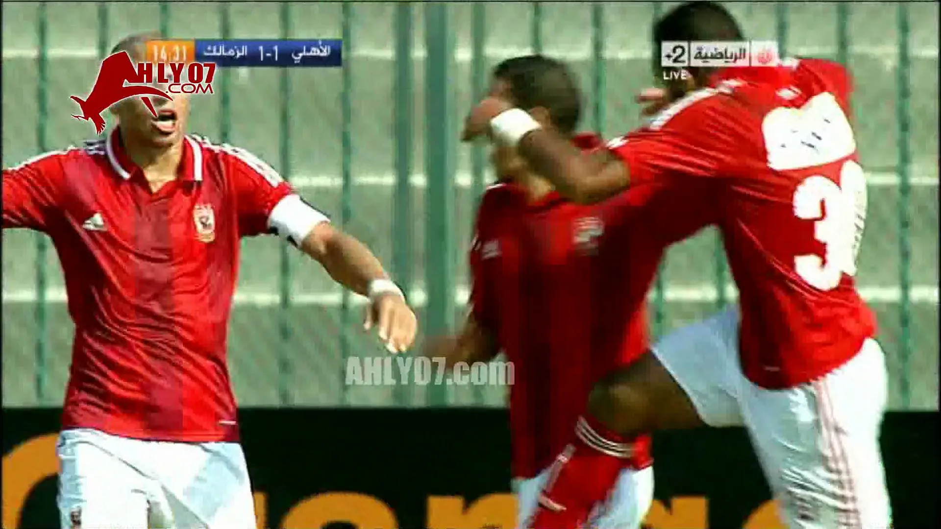 هدف الأهلي الثاني في الزمالك مقابل 1 أحمد عبد الظاهر افريقيا 15 سبتمبر 2013