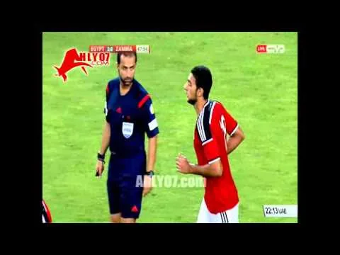 هدف منتخب مصر الثاني في زامبيا مقابل 0 كوكا وديا 11 اكتوبر 2015