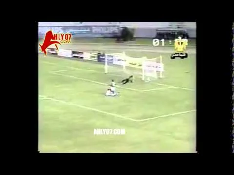 هدف فوز الأهلي 1 مقابل 0 القناة أحرزه تشيرنو في 15 أكتوبر 2001