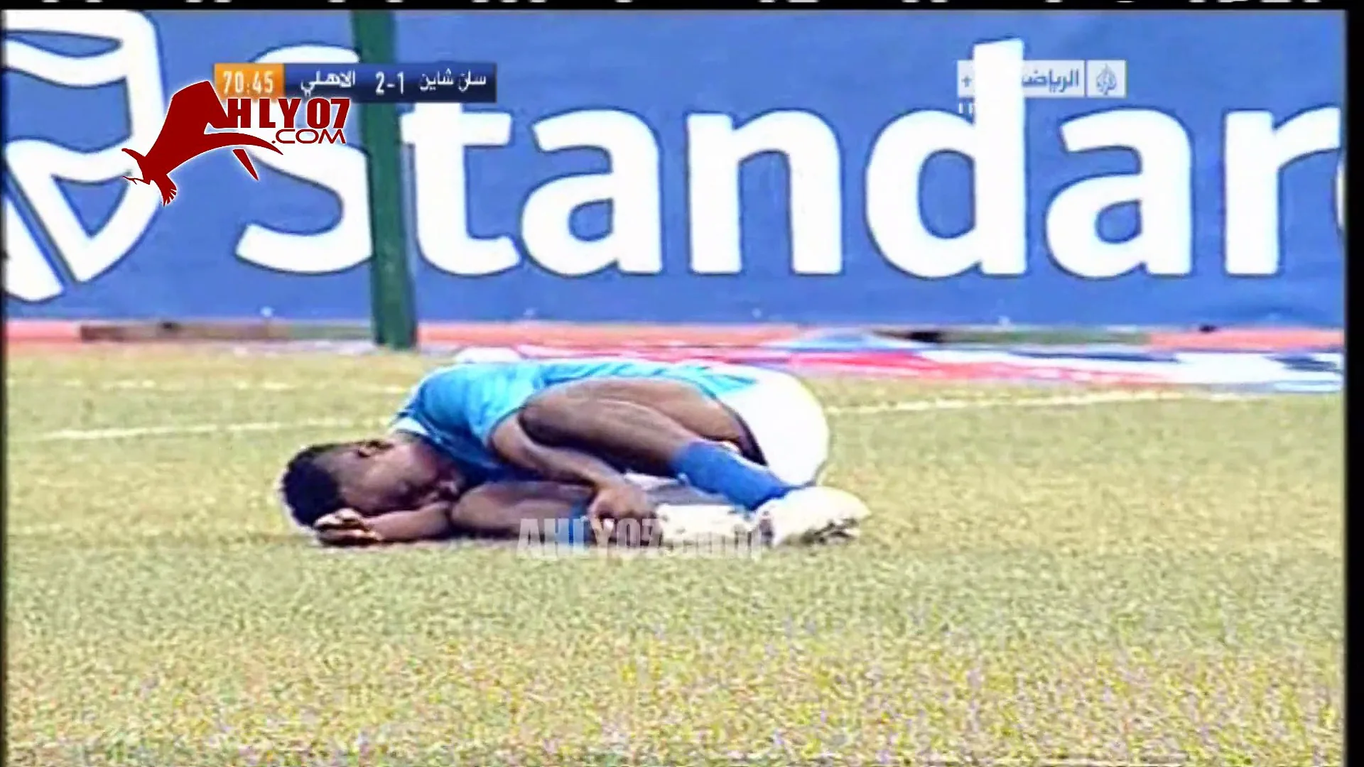 هدف صن شاين الثاني في الأهلي مقابل 2 ذهاب قبل نهائي افريقيا 2012