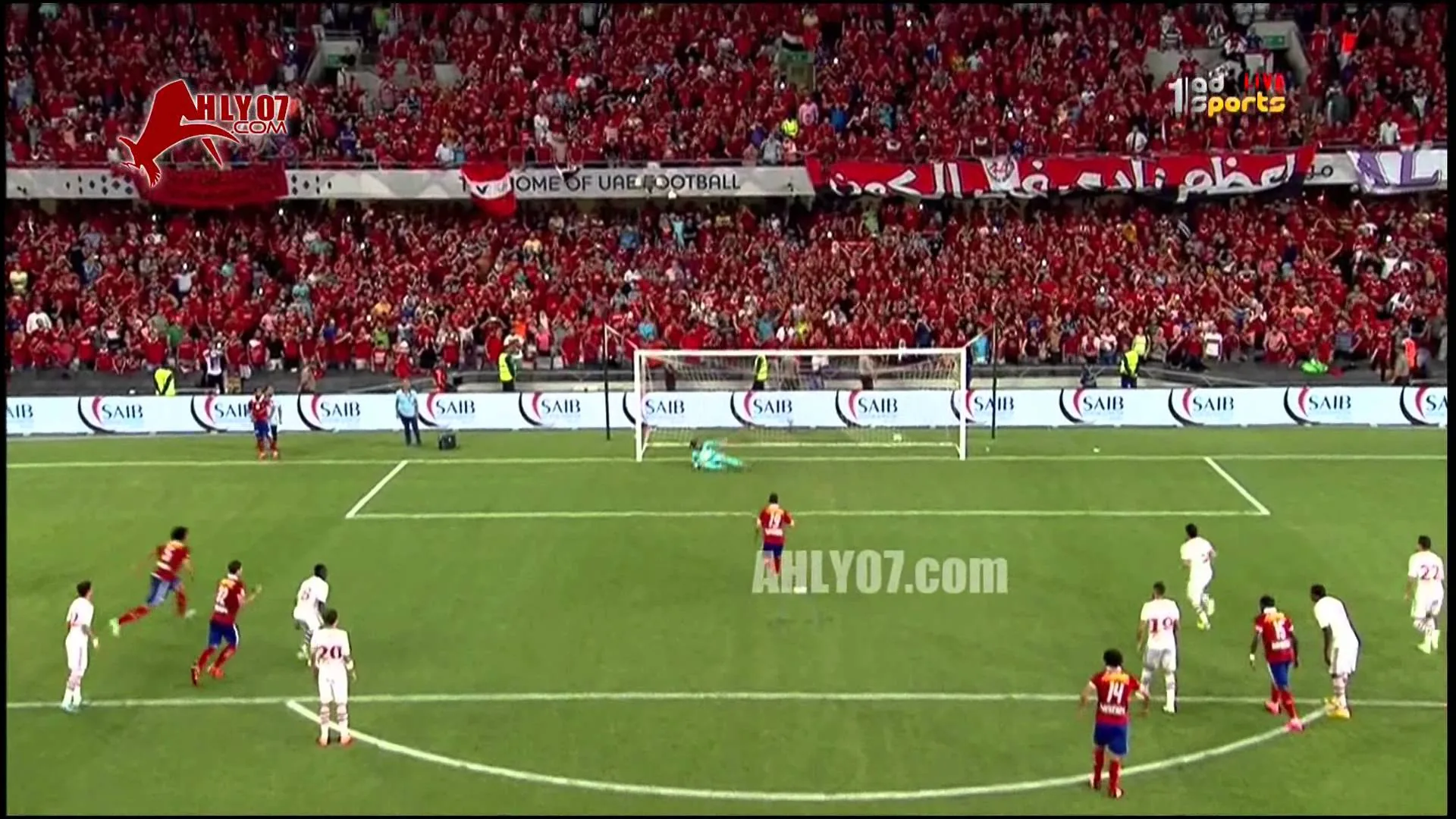 جميع أهداف مباراة السوبر 2015 الأهلي 3 الزمالك 2 بكواليتي HD