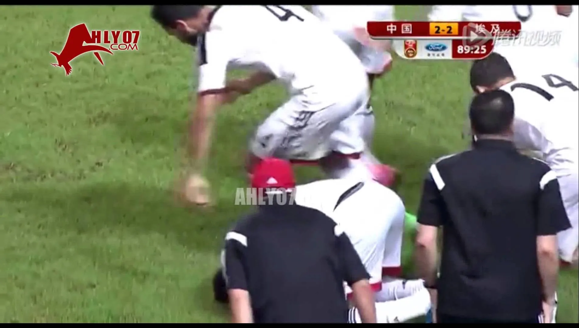 هدف المنتخب الأوليمبي المصري الثاني في الصين مقابل 2 وديا 8 اكتوبر 2015
