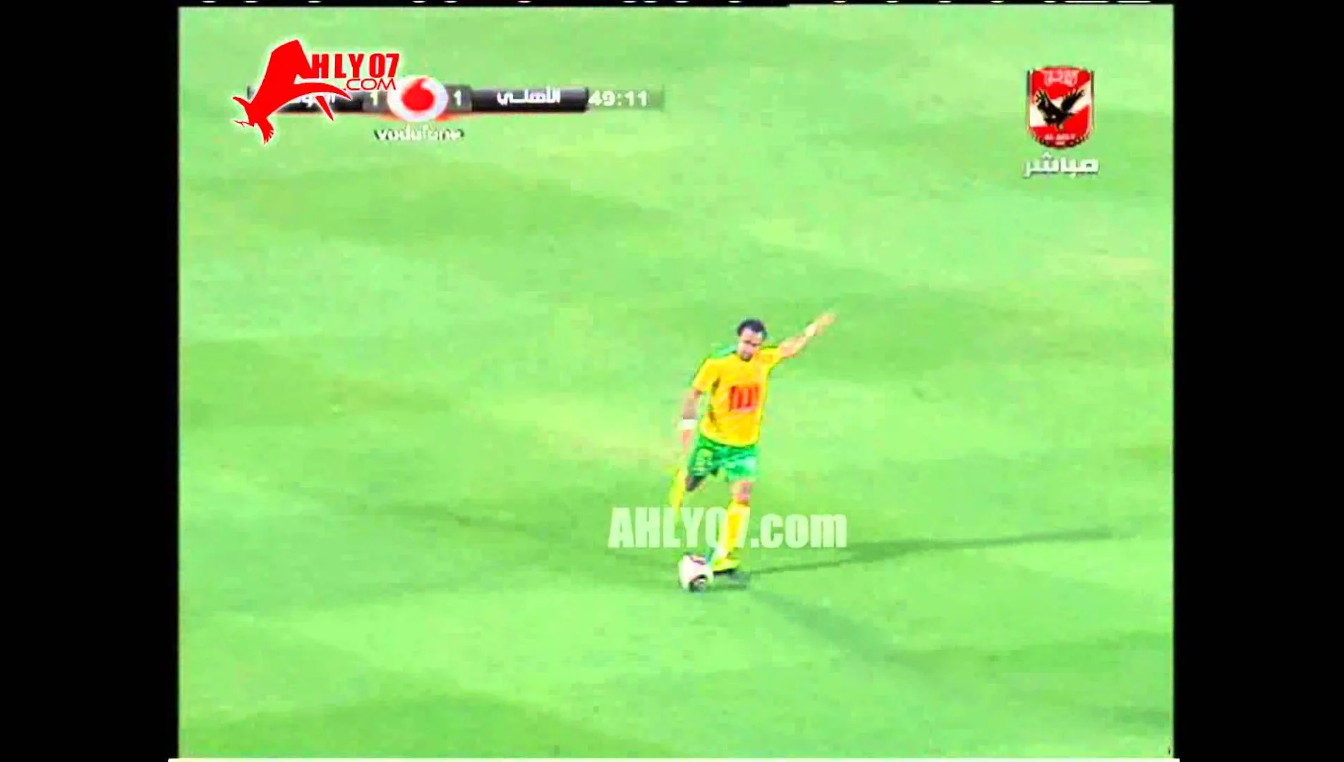 هدف الجونة الأول في الأهلي مقابل 1 الدوري 23 اكتوبر 2011