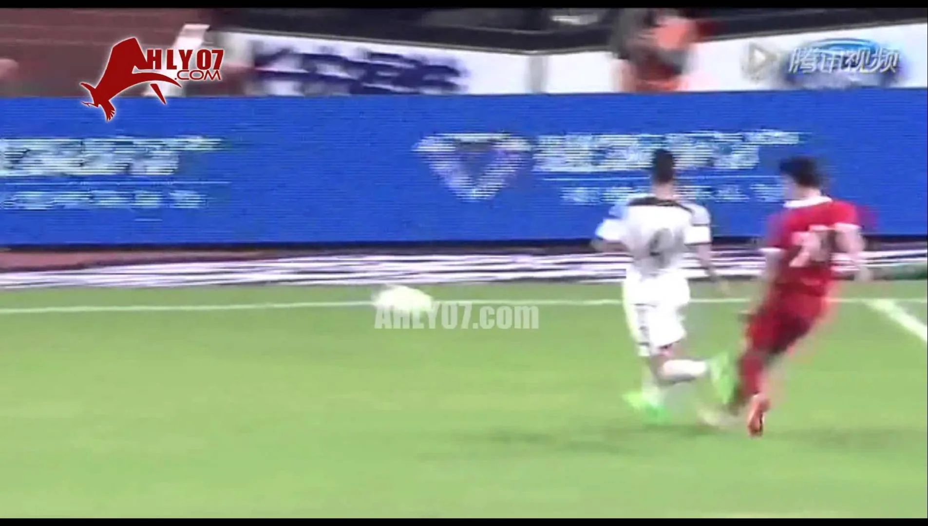 هدف المنتخب الأوليمبي الصيني الثاني في الأوليمبي المصري مقابل 1 وديا 8 اكتوبر 2015